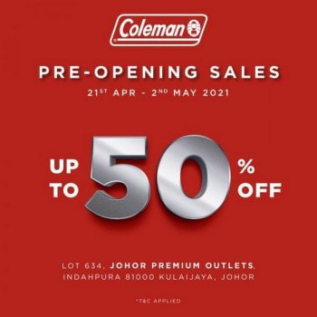 Coleman-Pre-Opening-Sale-at-Johor-Premium-Outlet-350x350 - Johor Malaysia Sales Others Outdoor Sports 