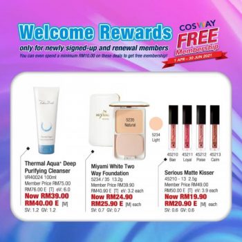 Cosway-Free-Membership-Promotion-3-350x350 - Beauty & Health Health Supplements Johor Kedah Kelantan Kuala Lumpur Melaka Negeri Sembilan Pahang Penang Perak Perlis Personal Care Promotions & Freebies Putrajaya Sabah Sarawak Selangor Terengganu 