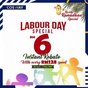 Cosway-Labour-Day-RM6-Instant-Rebate-Promotion-350x350 - Beauty & Health Cosmetics Health Supplements Johor Kedah Kelantan Kuala Lumpur Melaka Negeri Sembilan Pahang Penang Perak Perlis Personal Care Promotions & Freebies Putrajaya Sabah Sarawak Selangor Skincare Terengganu 