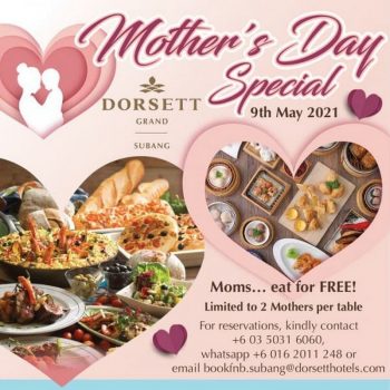 Dorsett-Grand-Mothers-Day-Special-350x350 - Beverages Food , Restaurant & Pub Promotions & Freebies Selangor 