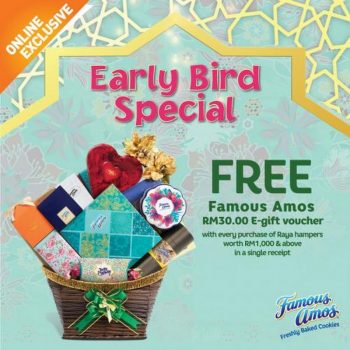 Famous-Amos-Online-Raya-Hampers-Early-Bird-Promotion-350x350 - Beverages Food , Restaurant & Pub Johor Kedah Kelantan Kuala Lumpur Melaka Negeri Sembilan Online Store Pahang Penang Perak Perlis Promotions & Freebies Putrajaya Sabah Sarawak Selangor Terengganu 