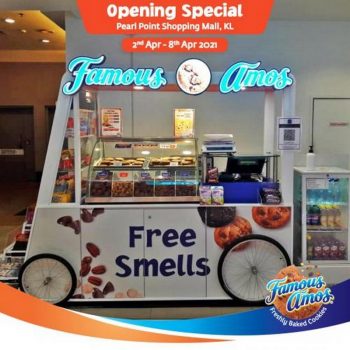 Famous-Amos-Opening-Promotion-at-Pearl-Point-350x350 - Beverages Food , Restaurant & Pub Kuala Lumpur Promotions & Freebies Selangor 