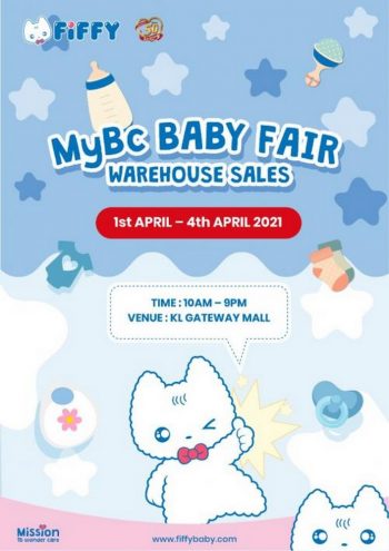 Fiffy-MYBC-Baby-Fair-Warehouse-Sale-at-KL-Gatew-350x495 - Baby & Kids & Parenting Babycare Children Fashion Kuala Lumpur Selangor Warehouse Sale & Clearance in Malaysia 