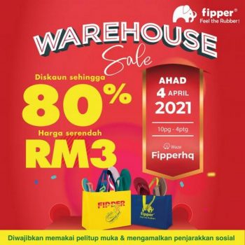 Fipper-Slipper-Warehouse-Sale-350x350 - Fashion Accessories Fashion Lifestyle & Department Store Footwear Selangor Warehouse Sale & Clearance in Malaysia 