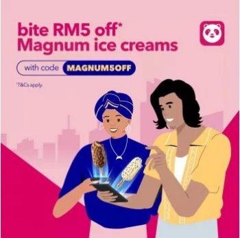 FoodPanda-Magnum-Ice-Cream-Extra-RM5-Off-Promo-350x347 - Beverages Food , Restaurant & Pub Johor Kedah Kelantan Kuala Lumpur Melaka Negeri Sembilan Pahang Penang Perak Perlis Promotions & Freebies Putrajaya Sabah Sarawak Selangor Terengganu 