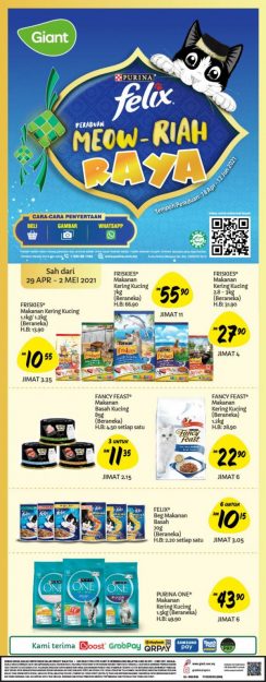 Giant-Pet-Food-Promotion-1-244x625 - Johor Kedah Kelantan Kuala Lumpur Melaka Negeri Sembilan Pahang Penang Perak Perlis Pets Promotions & Freebies Putrajaya Selangor Sports,Leisure & Travel Supermarket & Hypermarket Terengganu 