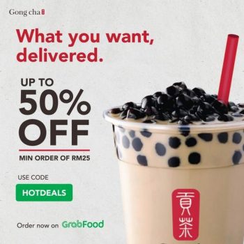 Gong-Cha-Hot-Deals-Promotion-on-GrabFood-350x350 21 Apr 2021 Onward: Gong Cha Hot Deals Promotion on GrabFood