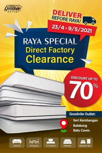 Goodnite-Raya-Clearance-Sale-350x525 - Beddings Furniture Home & Garden & Tools Home Decor Selangor Warehouse Sale & Clearance in Malaysia 
