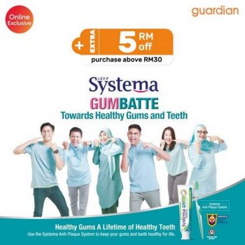 Guardian-Online-Systema-RM5-OFF-Promotion-350x350 - Beauty & Health Health Supplements Johor Kedah Kelantan Kuala Lumpur Melaka Negeri Sembilan Online Store Pahang Penang Perak Perlis Personal Care Promotions & Freebies Putrajaya Sabah Sarawak Selangor Terengganu 