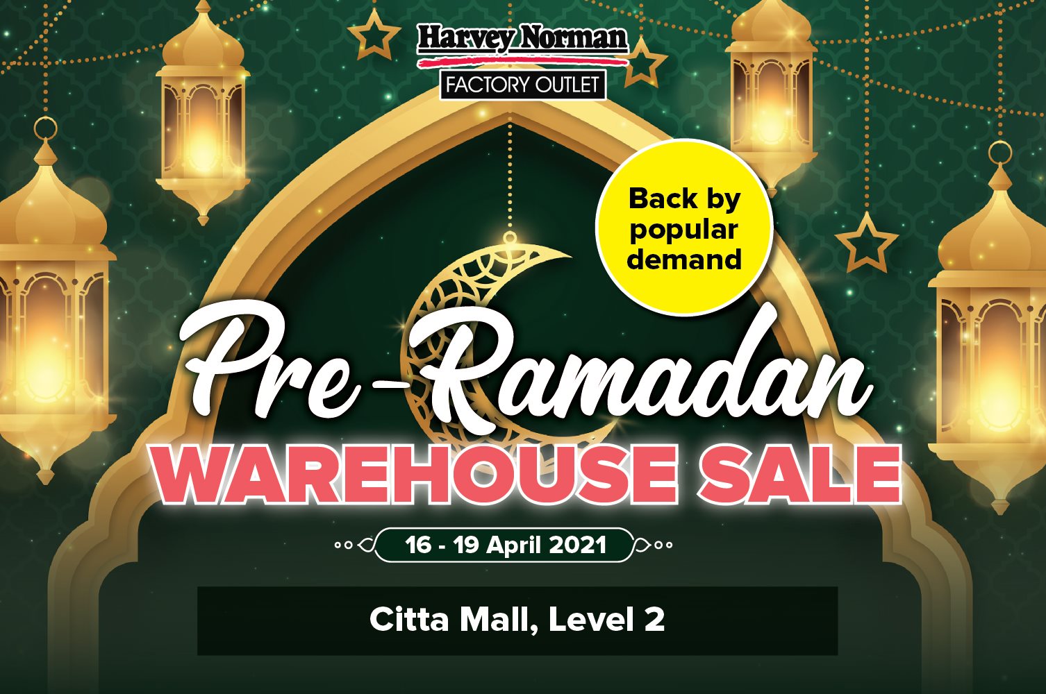 Harvey-NOrman-Warehouse-Sale-2021-Jualan-Gudang-Main-Citta-Mall - Electronics & Computers Furniture Home Appliances Home Decor Kitchen Appliances Selangor Warehouse Sale & Clearance in Malaysia 