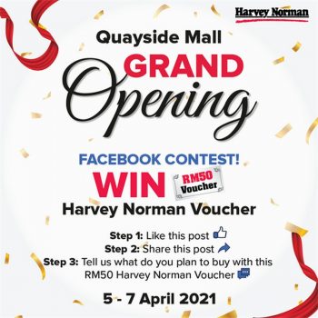 Harvey-Norman-Grand-Opening-Special-at-Quayside-Mall-350x350 - Computer Accessories Electronics & Computers Furniture Home & Garden & Tools Home Appliances Home Decor IT Gadgets Accessories Kitchen Appliances Promotions & Freebies Selangor 