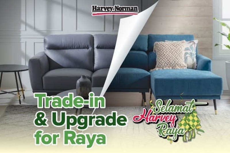 Now till 16 May 2021 Harvey Norman Trade in & Upgrade For Raya Promo