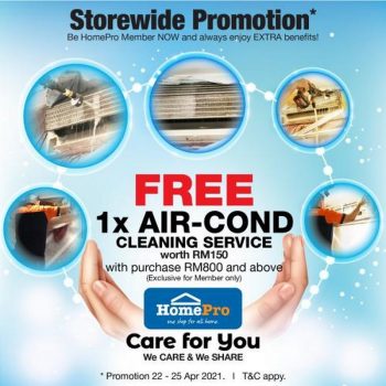 HomePro-Free-Air-Cond-Cleaning-Service-Promotion-350x350 - Electronics & Computers Home Appliances Johor Kedah Kelantan Kitchen Appliances Kuala Lumpur Melaka Negeri Sembilan Pahang Penang Perak Perlis Promotions & Freebies Putrajaya Sabah Sarawak Selangor Terengganu 