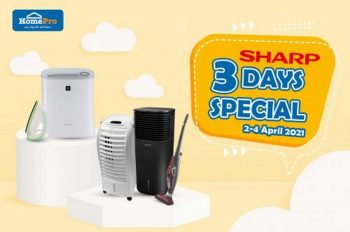 HomePro-Sharp-3-Days-Promotion-350x232 - Electronics & Computers Home Appliances Johor Kedah Kelantan Kuala Lumpur Melaka Negeri Sembilan Online Store Pahang Penang Perak Perlis Promotions & Freebies Putrajaya Sabah Sarawak Selangor Terengganu 