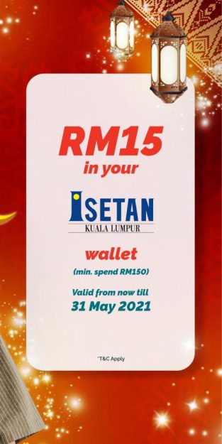 Isetan-RM15-Cashback-Promotion-pay-with-Boost-1-313x625 - Kuala Lumpur Promotions & Freebies Selangor Supermarket & Hypermarket 