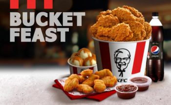 KFC-Bucket-Feast-Promo-350x215 - Beverages Food , Restaurant & Pub Johor Kedah Kelantan Kuala Lumpur Melaka Negeri Sembilan Pahang Penang Perak Perlis Promotions & Freebies Putrajaya Sabah Sarawak Selangor Terengganu 