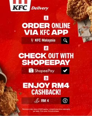 KFC-Delivery-RM4-Cashback-Promotion-with-ShopeePay-2-350x444 - Beverages Food , Restaurant & Pub Johor Kedah Kelantan Kuala Lumpur Melaka Negeri Sembilan Online Store Pahang Penang Perak Perlis Promotions & Freebies Putrajaya Sarawak Selangor Terengganu 