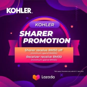 KOHLER-Sharer-Promotion-on-Lazada-350x350 - Johor Kedah Kelantan Kuala Lumpur Melaka Negeri Sembilan Online Store Others Pahang Penang Perak Perlis Promotions & Freebies Putrajaya Sabah Sarawak Selangor Terengganu 