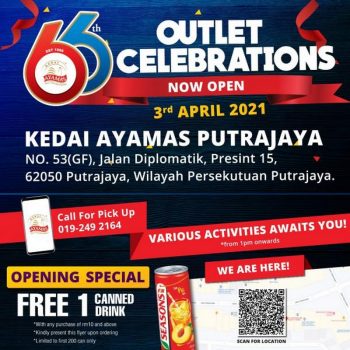 Kedai-Ayamas-Opening-Promotion-at-Putrajaya-350x350 - Beverages Food , Restaurant & Pub Promotions & Freebies Putrajaya 