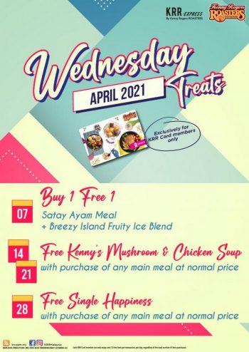 Kenny-Rogers-ROASTERS-April-Wednesday-Treats-Promotion-350x494 - Beverages Food , Restaurant & Pub Johor Kedah Kelantan Kuala Lumpur Melaka Negeri Sembilan Pahang Penang Perak Perlis Promotions & Freebies Putrajaya Sabah Sarawak Selangor Terengganu 