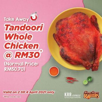Kenny-Rogers-ROASTERS-Take-Away-Tandoori-Whole-Chicken-Promo-350x350 - Beverages Food , Restaurant & Pub Johor Kedah Kelantan Kuala Lumpur Melaka Negeri Sembilan Pahang Penang Perak Perlis Promotions & Freebies Putrajaya Sabah Sarawak Selangor Terengganu 