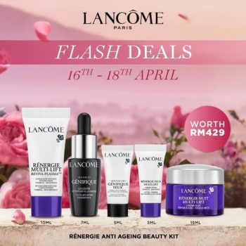 Lancome-Flash-Deal-350x350 - Beauty & Health Johor Kedah Kelantan Kuala Lumpur Melaka Negeri Sembilan Online Store Pahang Penang Perak Perlis Personal Care Promotions & Freebies Putrajaya Sabah Sarawak Selangor Skincare Terengganu 