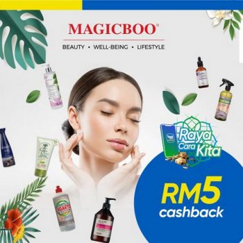 Magicboo-RM5-Cashback-Promotion-with-Touch-n-Go-350x350 - Beauty & Health Cosmetics Fragrances Johor Kedah Kelantan Kuala Lumpur Melaka Nationwide Negeri Sembilan Online Store Pahang Penang Perak Perlis Personal Care Promotions & Freebies Putrajaya Sabah Sarawak Selangor Skincare Terengganu 