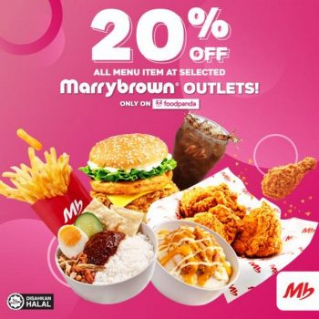 Marrybrown-20-OFF-Promotion-at-Johor-on-FoodPanda-350x350 - Beverages Food , Restaurant & Pub Johor Online Store Promotions & Freebies 