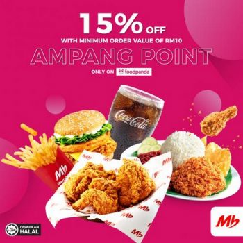 Marrybrown-Ampang-Point-Opening-Promotion-on-FoodPanda-350x350 - Beverages Food , Restaurant & Pub Promotions & Freebies Selangor 