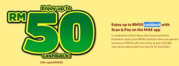 Maybank-Scan-Pay-Cashback-Promo-350x130 - Bank & Finance Johor Kedah Kelantan Kuala Lumpur Maybank Melaka Negeri Sembilan Online Store Pahang Penang Perak Perlis Promotions & Freebies Putrajaya Sabah Sarawak Selangor Terengganu 