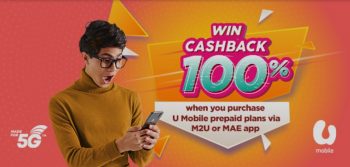 Maybank-U-Mobile-100-Cashback-Contest-350x167 - Bank & Finance Events & Fairs Johor Kedah Kelantan Kuala Lumpur Maybank Melaka Negeri Sembilan Online Store Others Pahang Penang Perak Perlis Putrajaya Sabah Sarawak Selangor Terengganu 