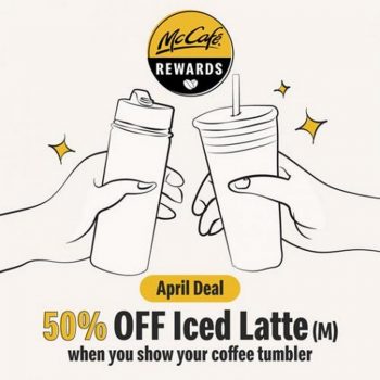 McDonalds-McCafe-Iced-Latte-50-OFF-Promotion-with-Coffee-Tumbler-350x350 - Beverages Food , Restaurant & Pub Johor Kedah Kelantan Kuala Lumpur Melaka Negeri Sembilan Online Store Pahang Penang Perak Perlis Promotions & Freebies Putrajaya Sabah Sarawak Selangor Terengganu 