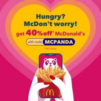 McDonalds-Promotion-40-OFF-Promo-Code-on-FoodPanda-350x350 - Beverages Food , Restaurant & Pub Johor Kedah Kelantan Kuala Lumpur Melaka Negeri Sembilan Online Store Pahang Penang Perak Perlis Promotions & Freebies Putrajaya Sabah Sarawak Selangor Terengganu 