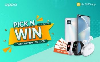 OPPO-Pick-n-Win-Contest-350x219 - Electronics & Computers Events & Fairs Johor Kedah Kelantan Kuala Lumpur Melaka Mobile Phone Negeri Sembilan Online Store Pahang Penang Perak Perlis Putrajaya Sabah Sarawak Selangor Terengganu 