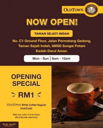 Oldtown-Opening-Promotion-at-Taman-Sejati-Indah-350x438 - Beverages Food , Restaurant & Pub Kedah Promotions & Freebies 