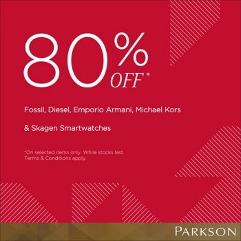 Parkson-80-Off-Branded-Smartwatches-350x350 - Johor Kuala Lumpur Perak Promotions & Freebies Selangor Supermarket & Hypermarket 