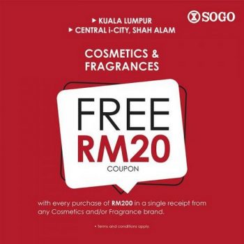 SOGO-Cosmetics-Fragrances-Free-Coupon-Promotion-350x350 - Beauty & Health Cosmetics Johor Kuala Lumpur Promotions & Freebies Selangor Supermarket & Hypermarket 