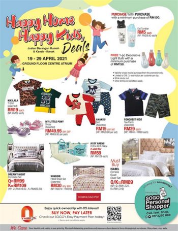 SOGO-Happy-Home-Happy-Kids-Sale-350x455 - Kuala Lumpur Malaysia Sales Selangor Supermarket & Hypermarket 