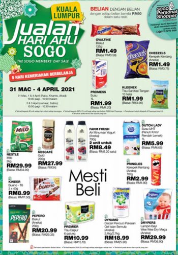 SOGO-Members-Day-Sale-350x499 - Kuala Lumpur Malaysia Sales Selangor Supermarket & Hypermarket 