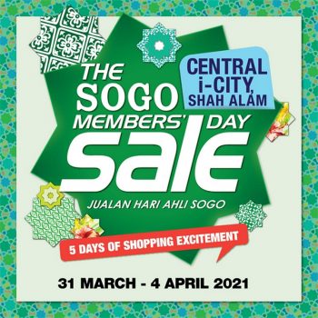 SOGO-Members-Day-Sale-at-Central-i-City-350x350 - Johor Malaysia Sales Selangor Supermarket & Hypermarket 