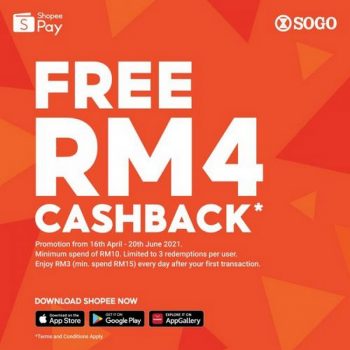 SOGO-RM4-Cashback-Promotion-with-ShopeePay-350x350 - Johor Kuala Lumpur Promotions & Freebies Selangor Supermarket & Hypermarket 
