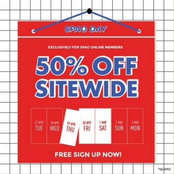 SPAO-Day-Online-Sale-350x350 - Apparels Fashion Accessories Fashion Lifestyle & Department Store Johor Kedah Kelantan Kuala Lumpur Malaysia Sales Melaka Negeri Sembilan Online Store Pahang Penang Perak Perlis Putrajaya Sabah Sarawak Selangor Terengganu 