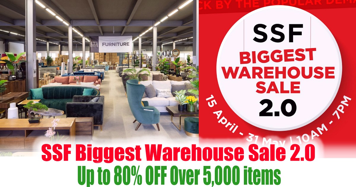 SSF-Furniture-Warehouse-Sale-2021-Malaysia-Jualan-GUdang-Perabot-Furniture-Beddings-Home-Fursnishing - Furniture Home & Garden & Tools Home Decor Selangor Warehouse Sale & Clearance in Malaysia 