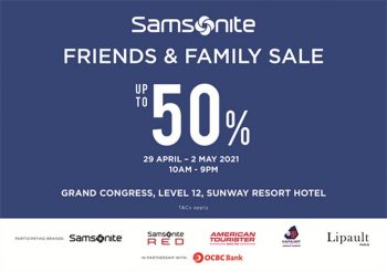 Samsonite-Friends-Family-Sale-at-Sunway-Resort-Hotel-350x246 - Luggage Selangor Sports,Leisure & Travel Warehouse Sale & Clearance in Malaysia 