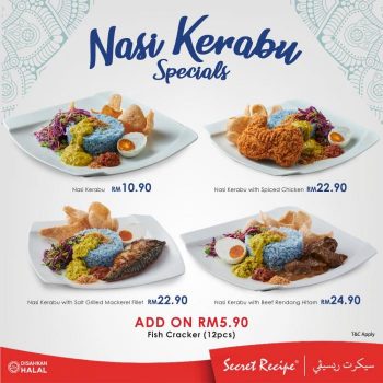 Secret-Recipe-Nasi-Kerabu-Specials-Promo-350x350 - Beverages Food , Restaurant & Pub Johor Kedah Kelantan Kuala Lumpur Melaka Negeri Sembilan Pahang Penang Perak Perlis Promotions & Freebies Putrajaya Sabah Sarawak Selangor Terengganu 