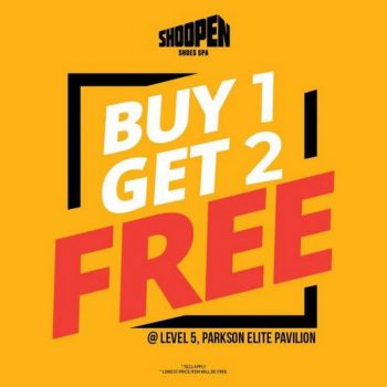Shoopen-Buy-1-Get-2-Free-Sale-at-Parkson-Elite-Pavilion-350x350 - Fashion Accessories Fashion Lifestyle & Department Store Footwear Kuala Lumpur Malaysia Sales Selangor 