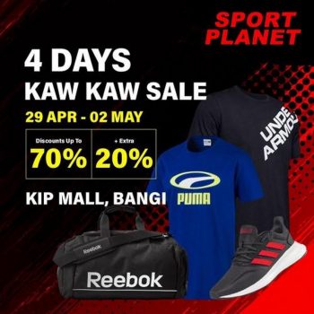 Sport-Planet-4-Days-Kaw-Kaw-Sale-at-KIP-Mall-Bangi-350x350 - Apparels Fashion Accessories Fashion Lifestyle & Department Store Footwear Malaysia Sales Selangor Sportswear 