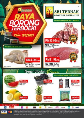 29 Apr-9 May 2021: Sri Ternak u0026 ST Rosyam Mart Hari Raya Promotion 