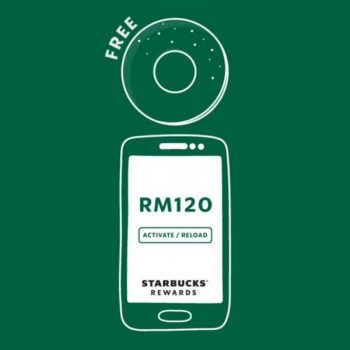 Starbucks-Free-Donut-Promotion-350x350 - Beverages Food , Restaurant & Pub Johor Kedah Kelantan Kuala Lumpur Melaka Negeri Sembilan Pahang Penang Perak Perlis Promotions & Freebies Putrajaya Sabah Sarawak Selangor Terengganu 