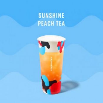 Starbucks-Sunshine-Peach-Tea-Promo-350x350 - Beverages Food , Restaurant & Pub Johor Kedah Kelantan Kuala Lumpur Melaka Negeri Sembilan Pahang Penang Perak Perlis Promotions & Freebies Putrajaya Sabah Sarawak Selangor Terengganu 